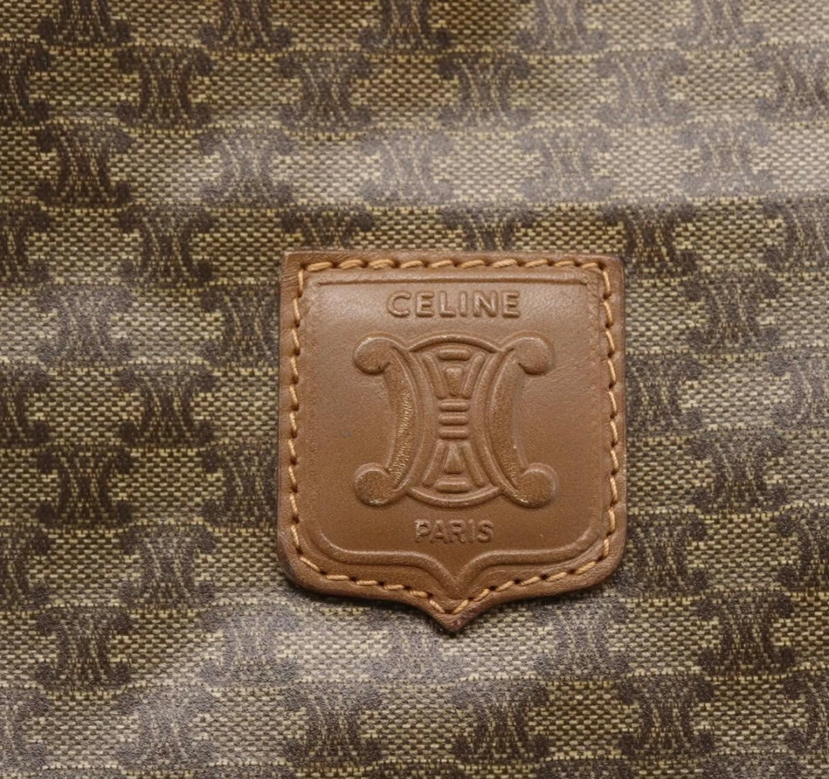 Celine Macadam Shopper Tote – Brown