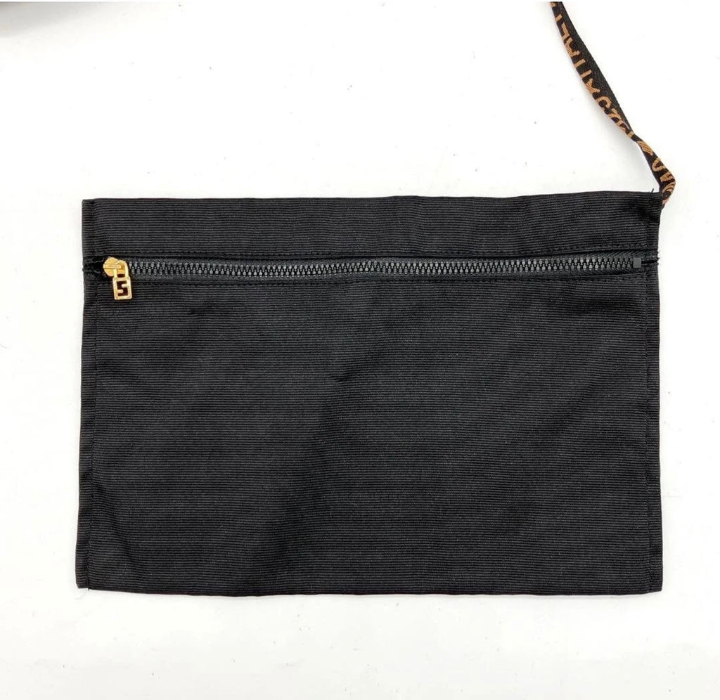 Fendi  Nylon Travel Duffel Bag with Matching Pouch