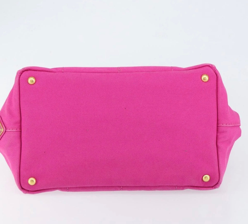Prada Canapa Pink Tote Bag