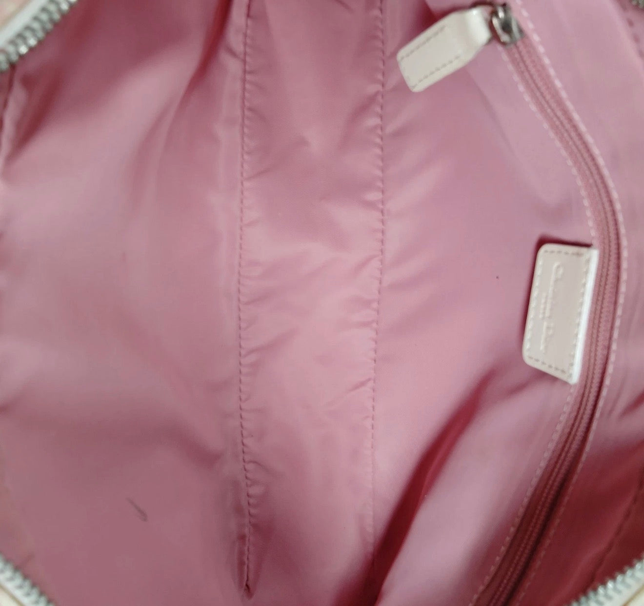 Christian Dior Pink Trotter “1” Shoulder Bag