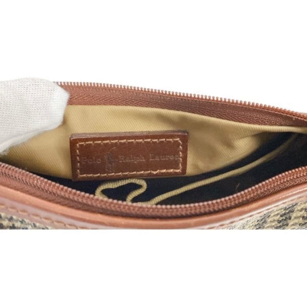Polo Ralph Lauren Glen Plaid Cosmetic / Travel Pouch