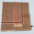 Christian Dior Large Silk Scarf - Brown and Beige