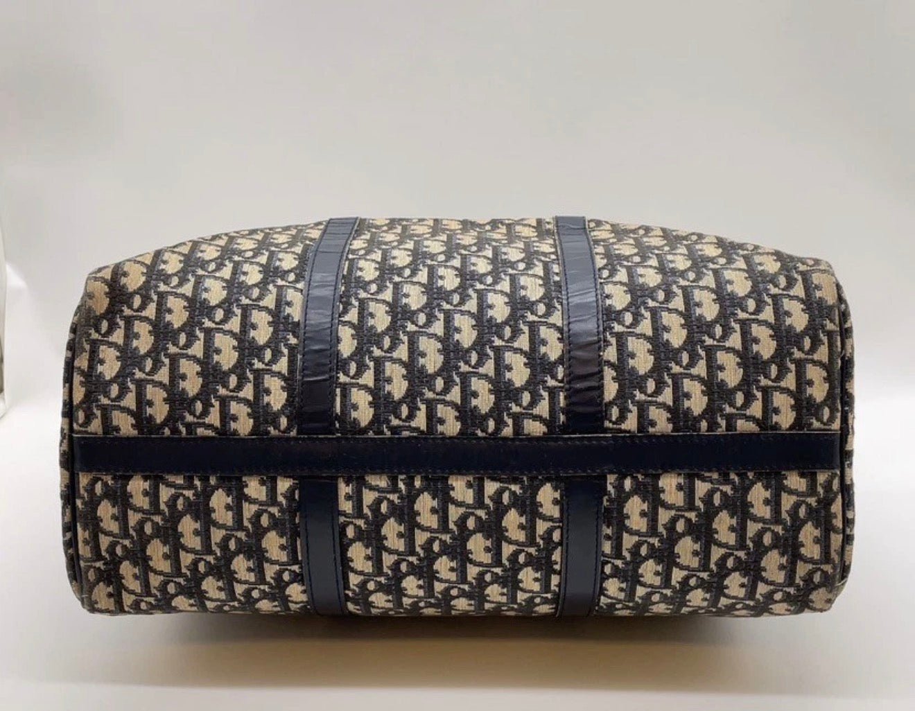 Christian Dior Trotter Boston Bag (Navy)