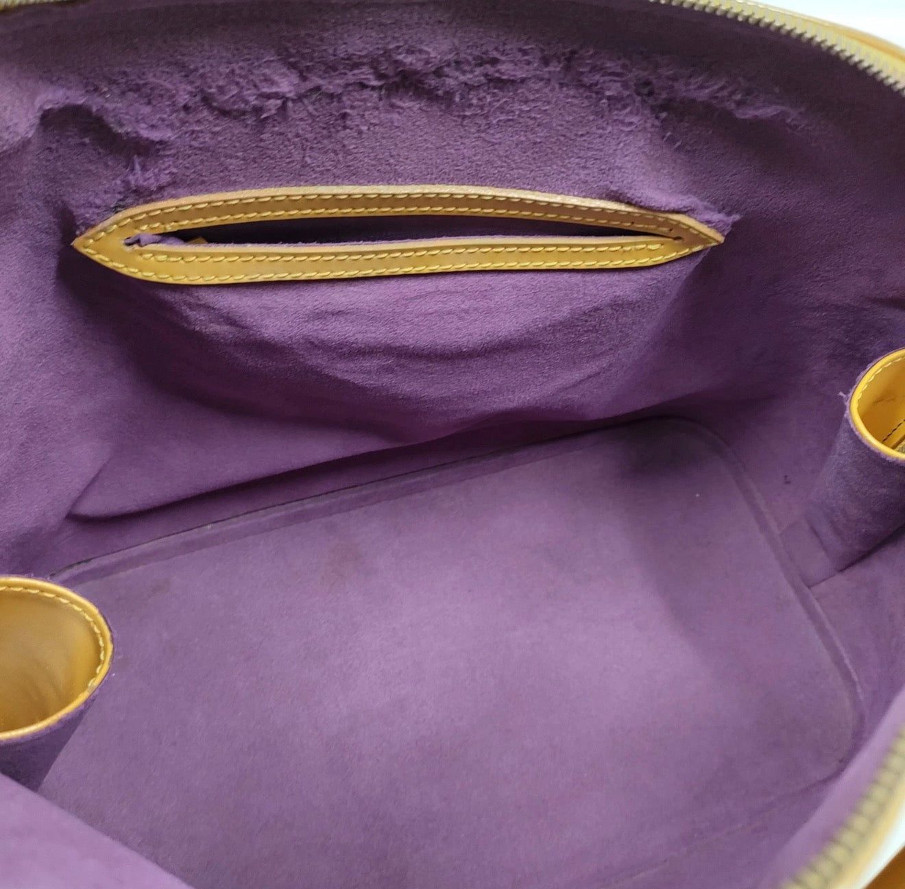 Louis Vuitton Yellow Epi Alma PM