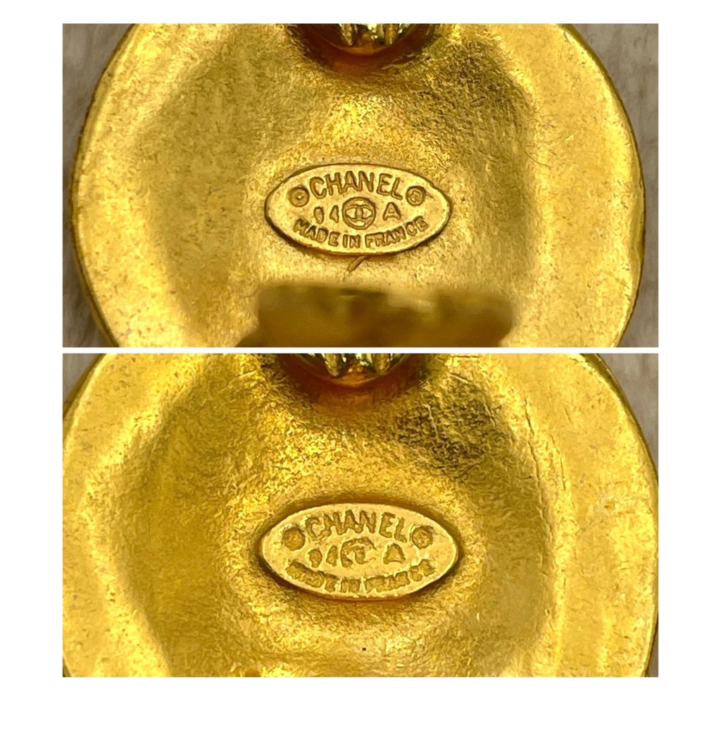 Chanel CC Medallion Earrings