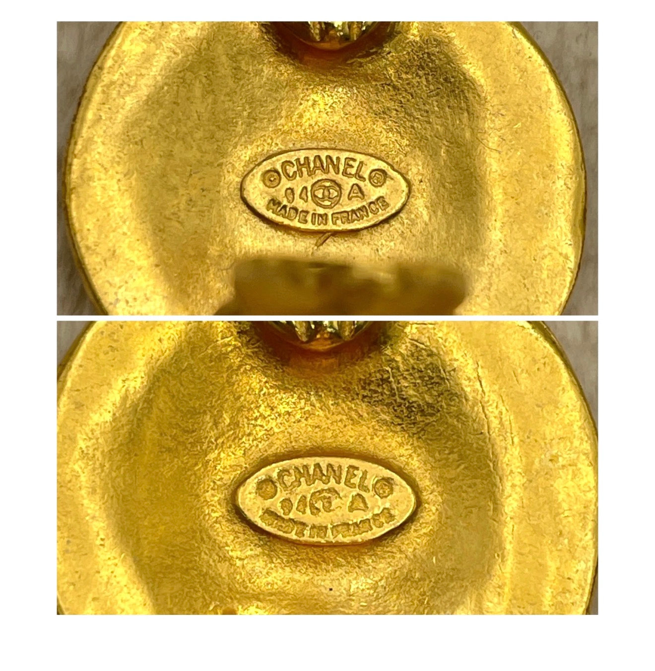 Chanel CC Medallion Earrings