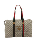Gucci Plus GG Supreme Web Duffle Tote