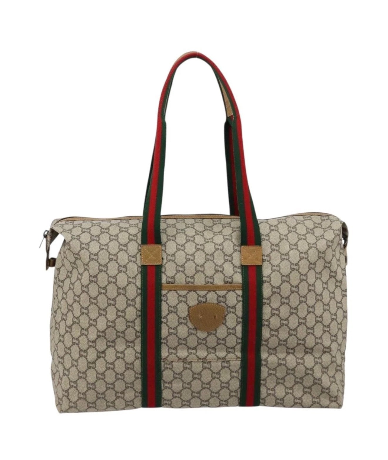 Gucci Plus GG Supreme Web Duffle Tote