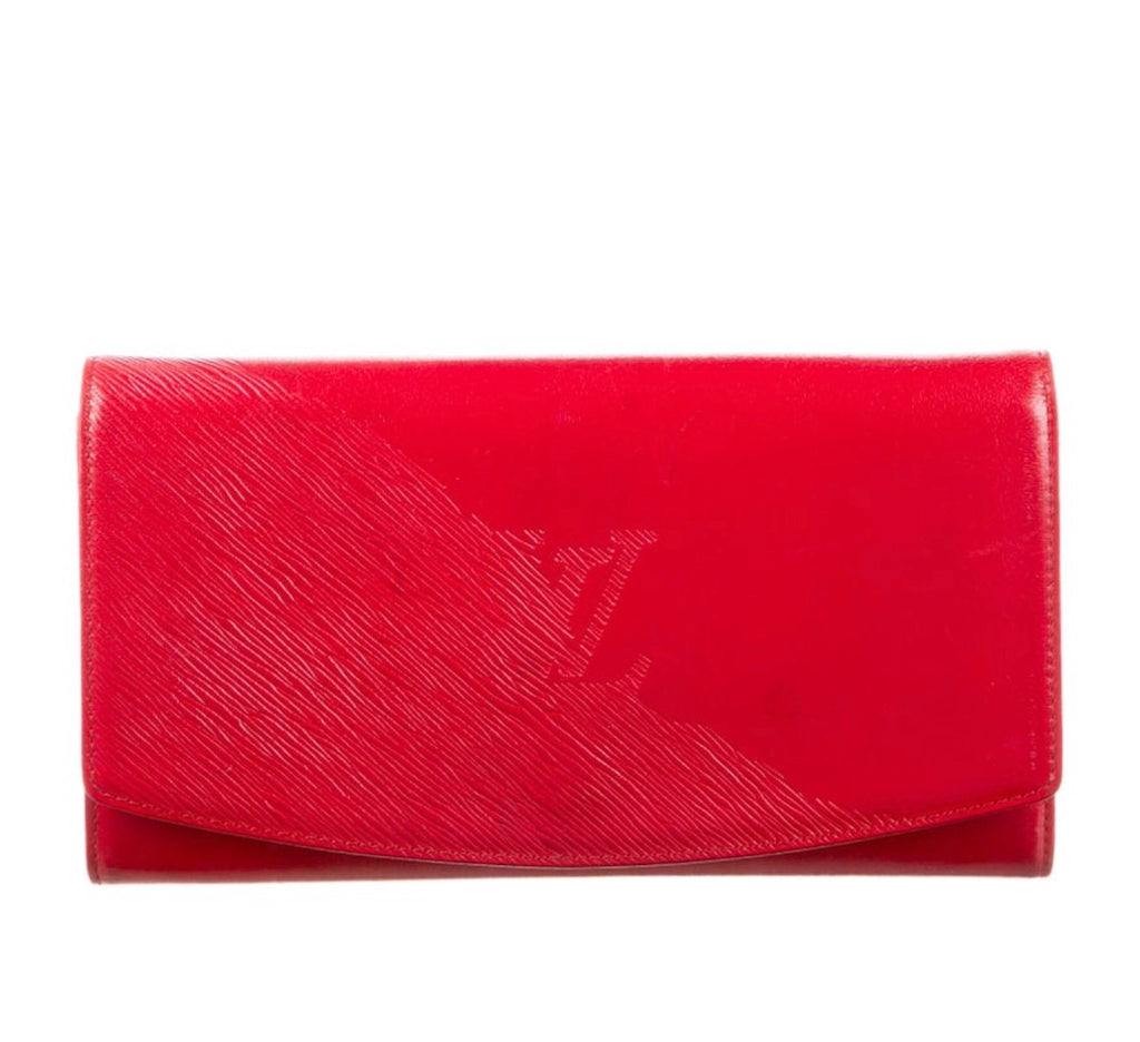 Louis Vuitton Epi Opera Aegean Clutch Wallet – Castilian Red