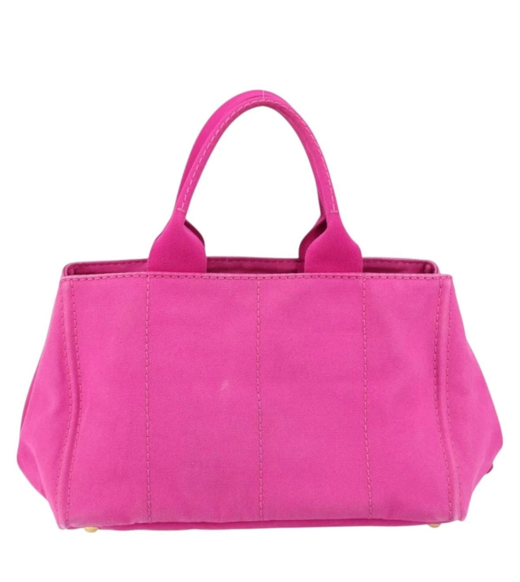 Prada Canapa Pink Tote Bag