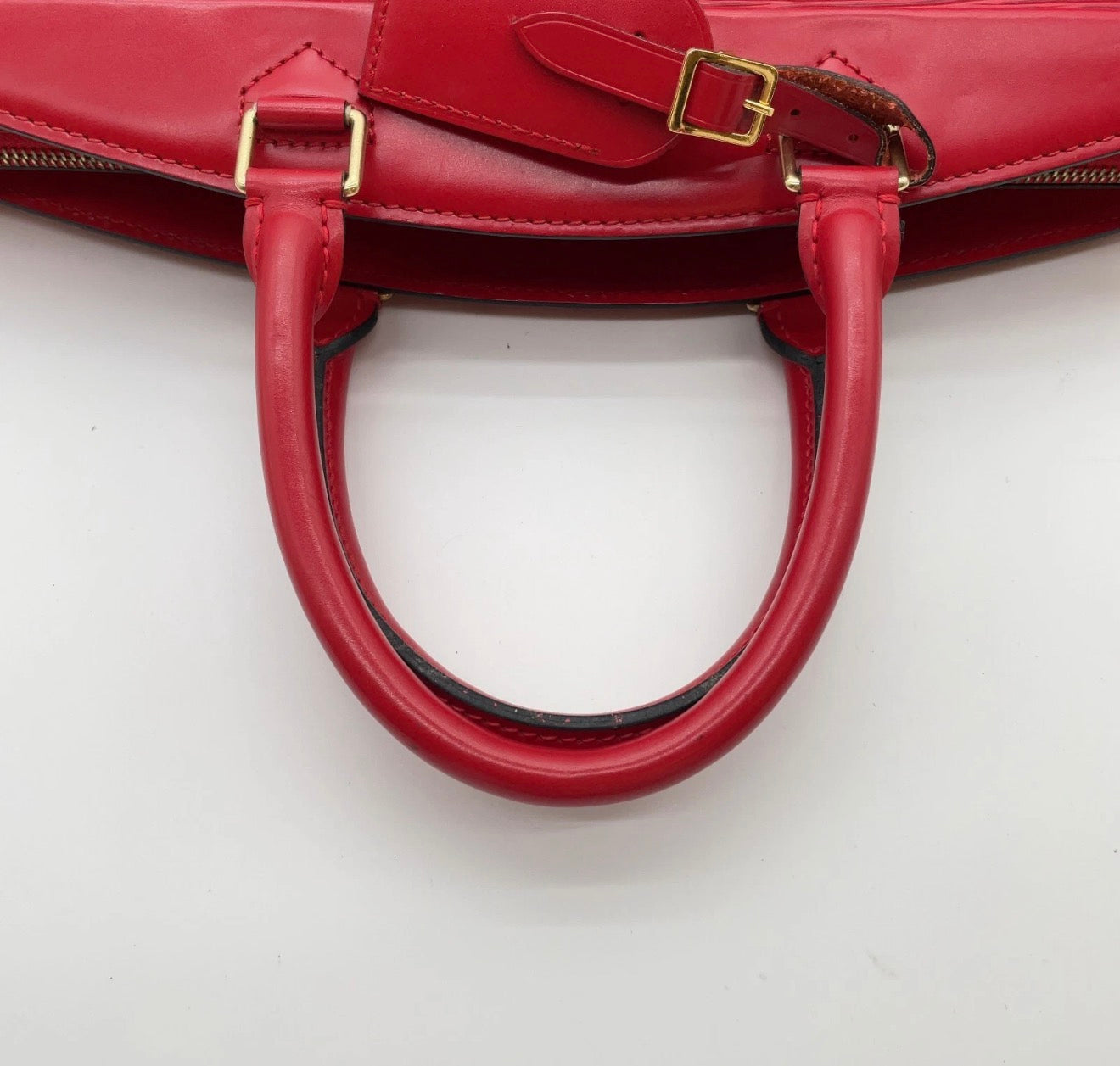 Louis Vuitton Epi Leather Riviera Handbag – Red