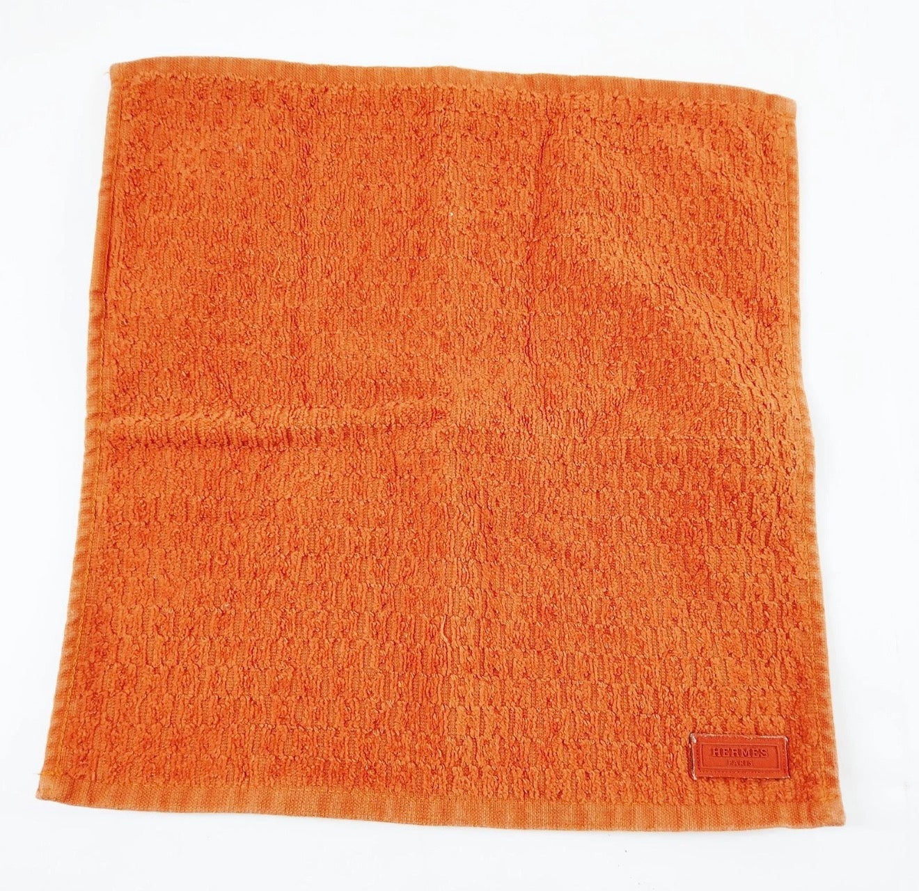 Hermès Paris Terry Towel – Classic Orange