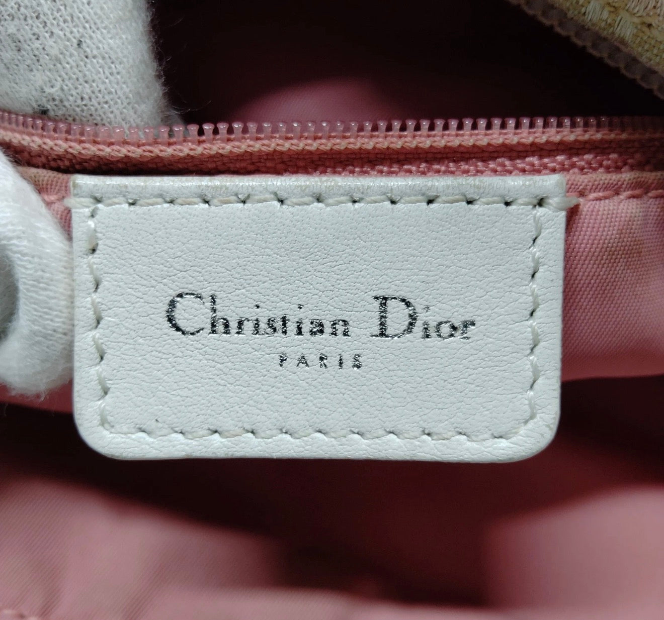 Christian Dior Pink Trotter Shoulder Bag