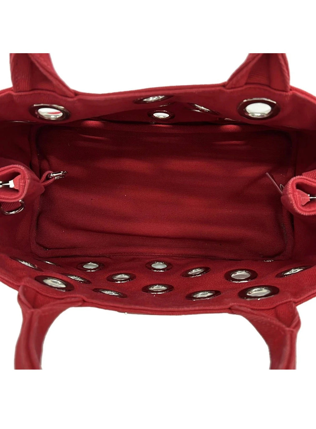 Prada Canapa Red Tote Bag