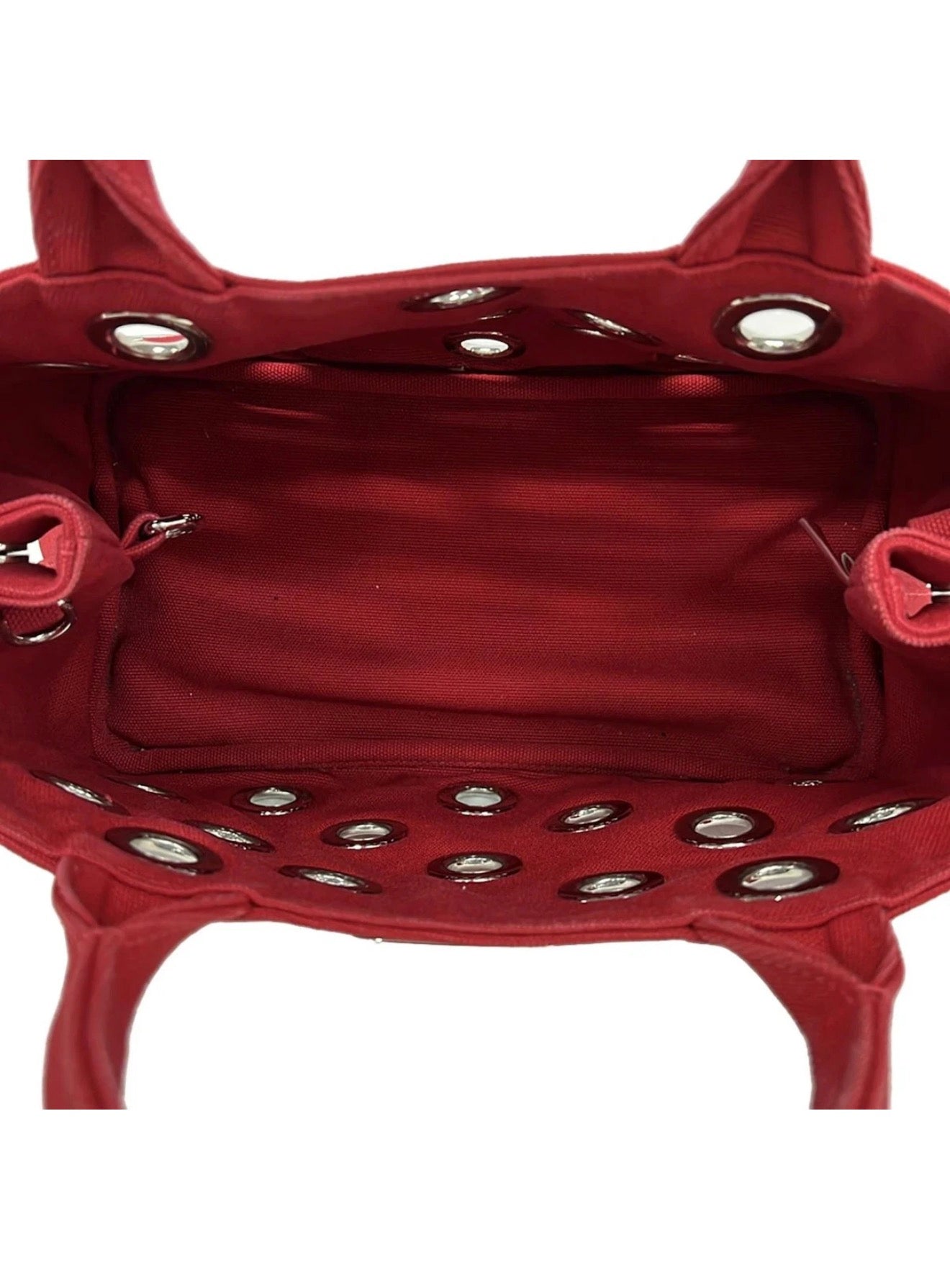 Prada Canapa Red Tote Bag