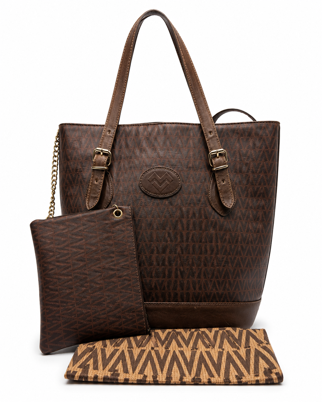 Valentino Garavani Monogram Bucket Tote with Matching Pouch & Dustbag