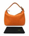 Fendi Zucchino Mini Hobo Bag – Orange Canvas