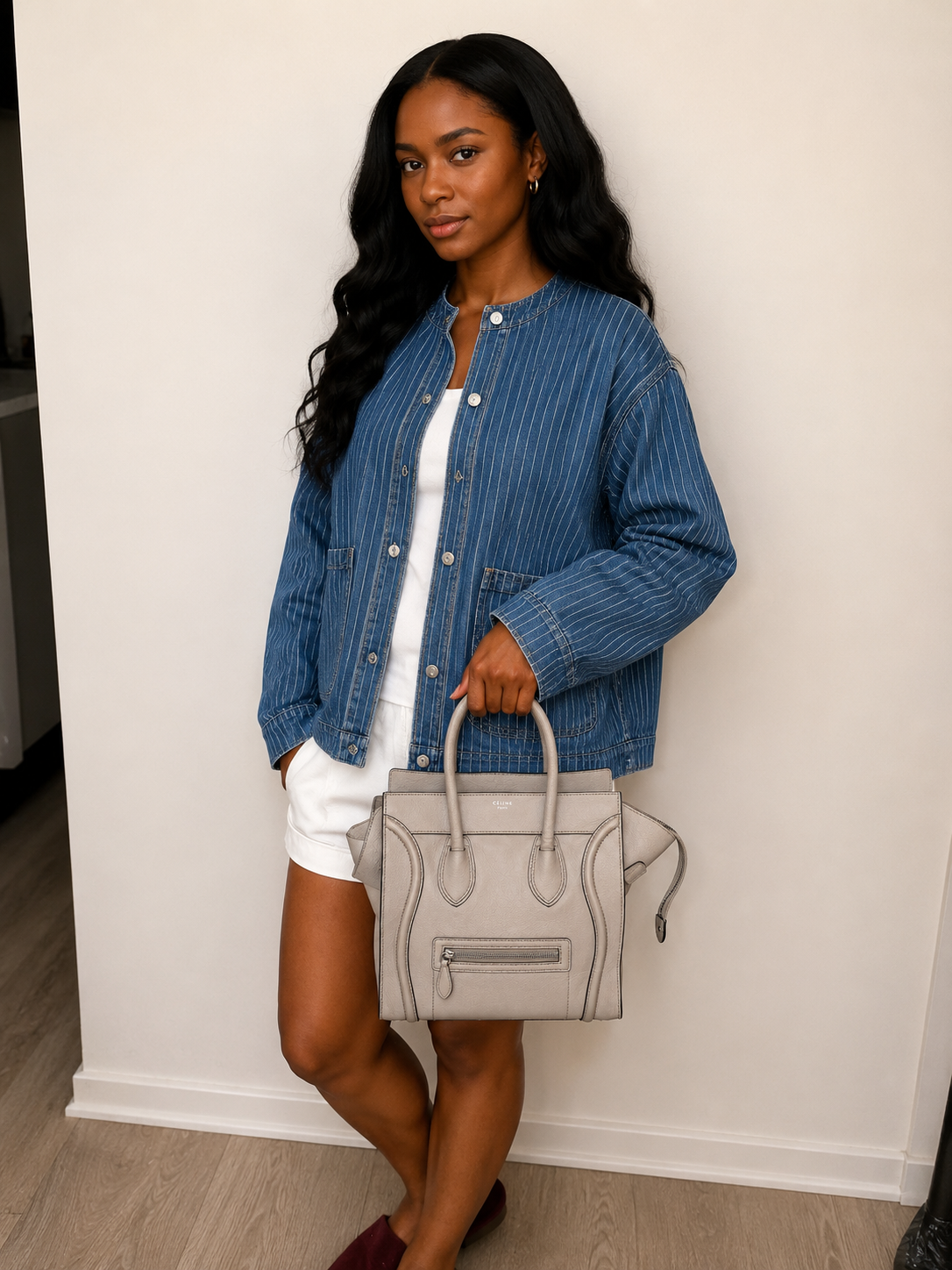 Celine Luggage Tote –Light Taupe Leather