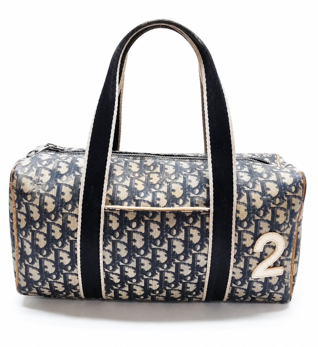 Christian Dior Oblique Rasta Bowling Bag
