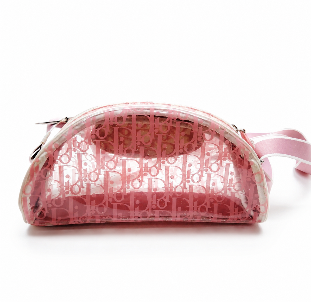 Christian Dior Pink Trotter Jelly Crossbody Bag
