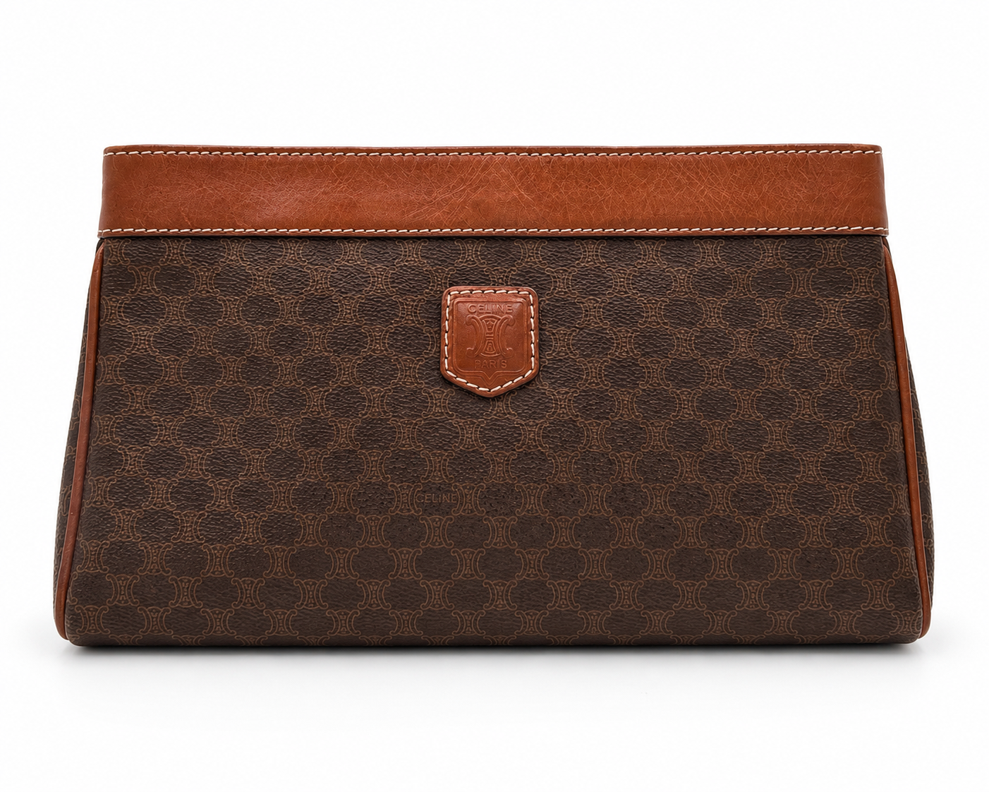 Celine Macadam Double Pocket Clutch