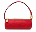 LOUIS VUITTON Epi Soufflot Hand Bag Red Pochette Mini