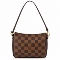 Louis Vuitton Damier Ebene Mini Pochette / Shoulder Bag/ Makeup Bag