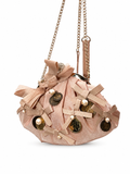 Lanvin en Bleu Embellished Ribbon Evening Bag