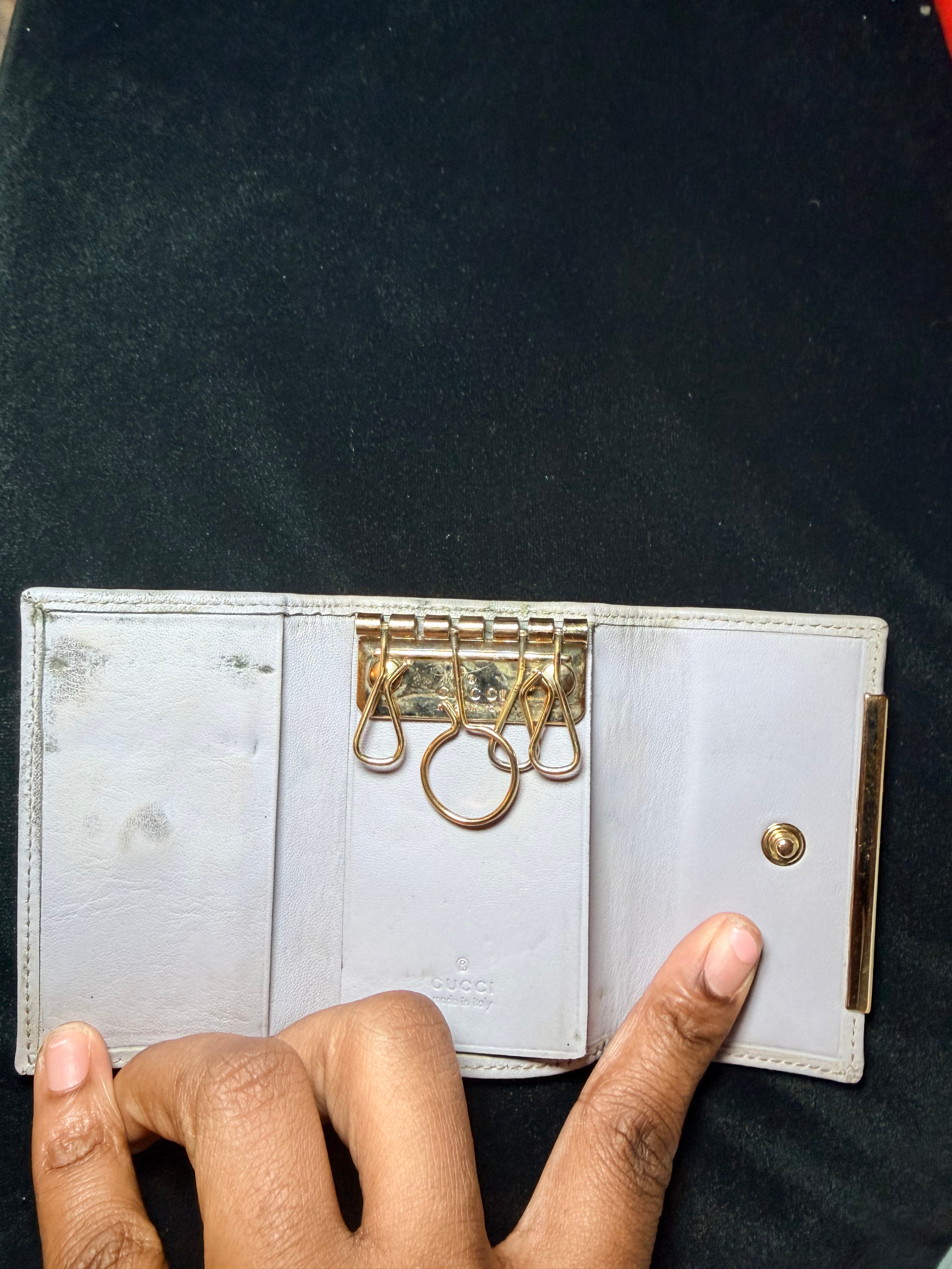 Gucci GG Canvas 4-Key Wallet