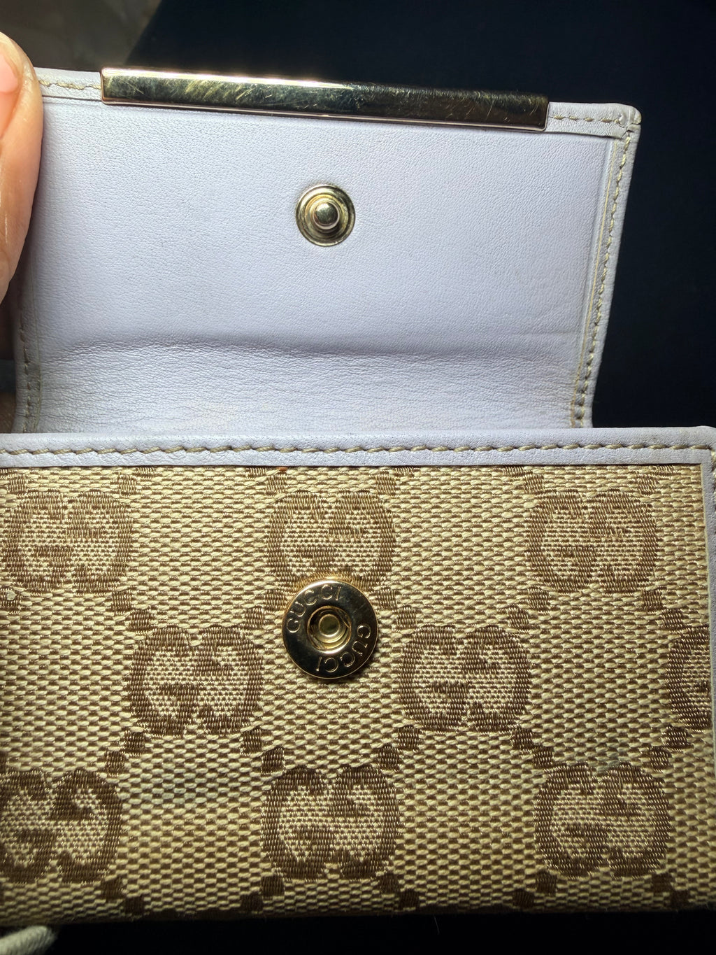 Gucci GG Canvas 4-Key Wallet