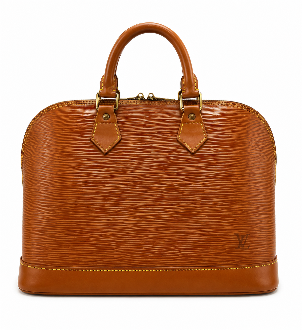 Louis Vuitton Epi Leather Alma PM in Kenyan Fawn Brown
