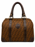 Fendi Zucca Boston Bag