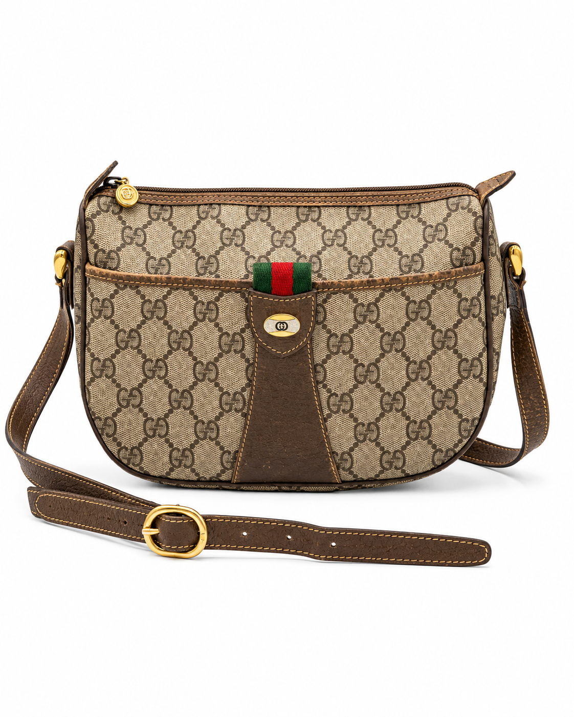 Gucci GG Supreme Web Crossbody Bag