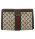 GUCCI GG Supreme Web Clutch