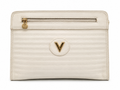 Valentino White Logo Clutch
