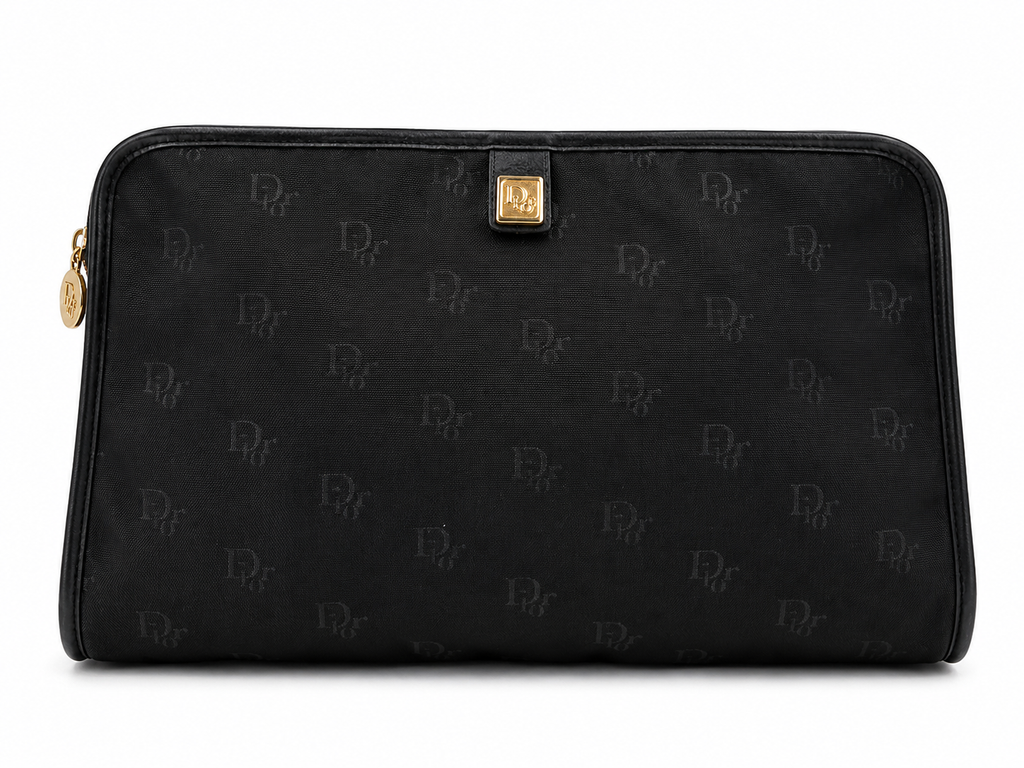 Christian Dior Monogram Travel Cosmetic Pouch / Clutch