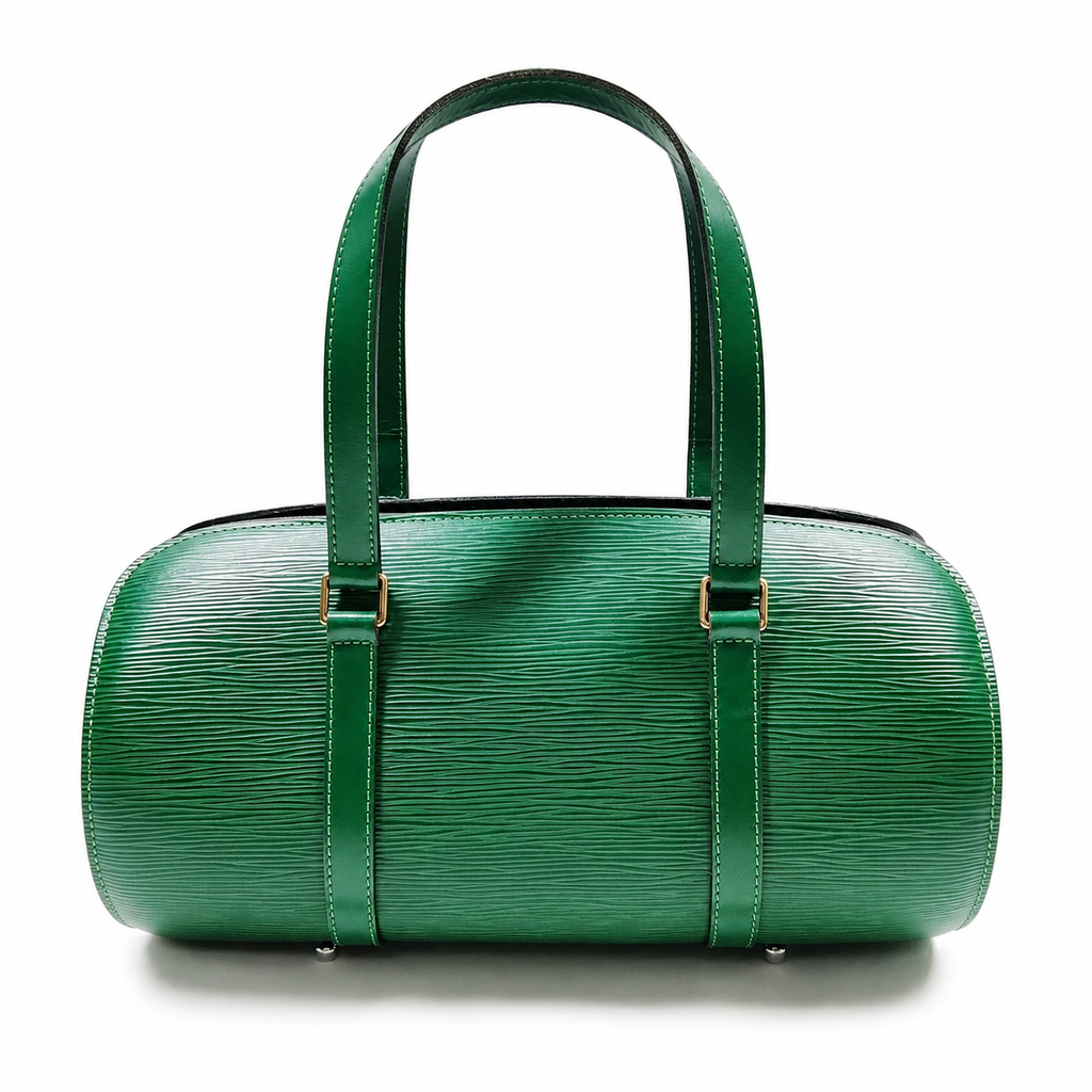 LOUIS VUITTON Epi Soufflot Hand Bag Green