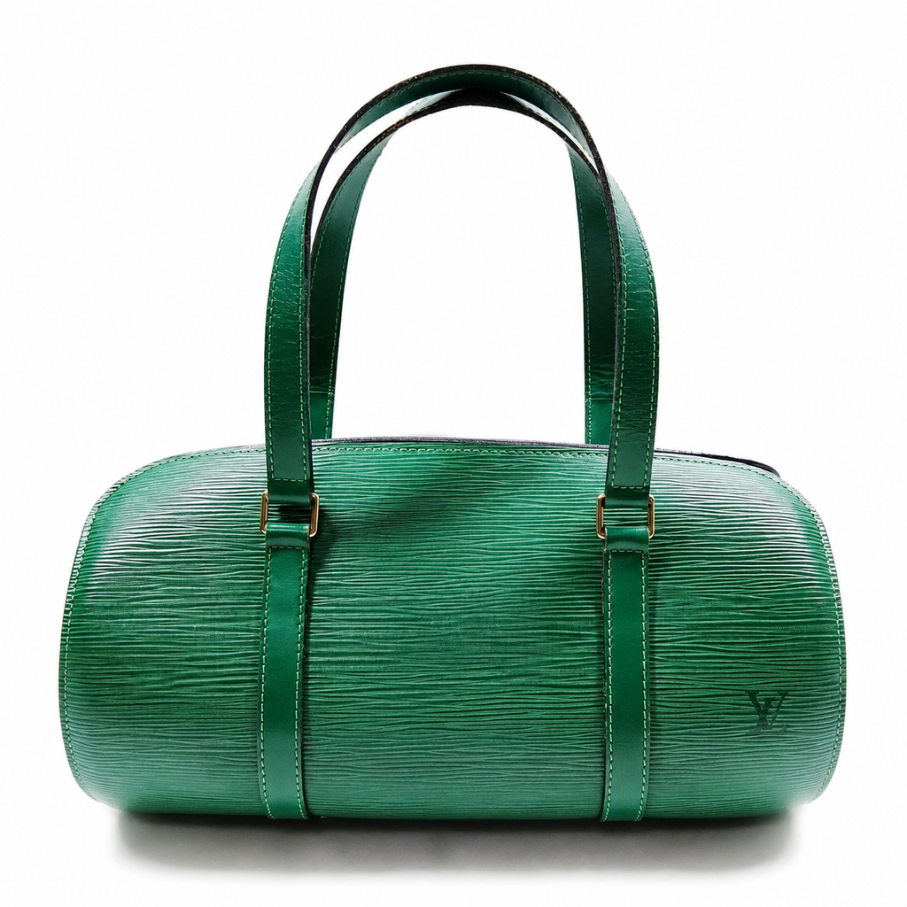 LOUIS VUITTON Epi Soufflot Hand Bag Green