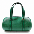 LOUIS VUITTON Epi Soufflot Hand Bag Green