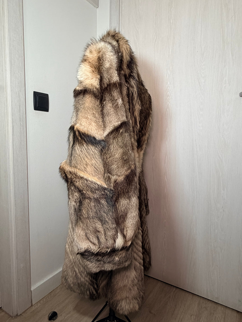 Vintage Fox Fur Coat – XXL