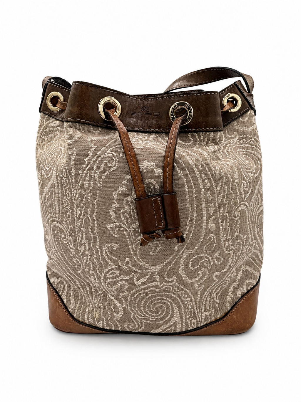 Etro Paisley Drawstring Bucket Bag
