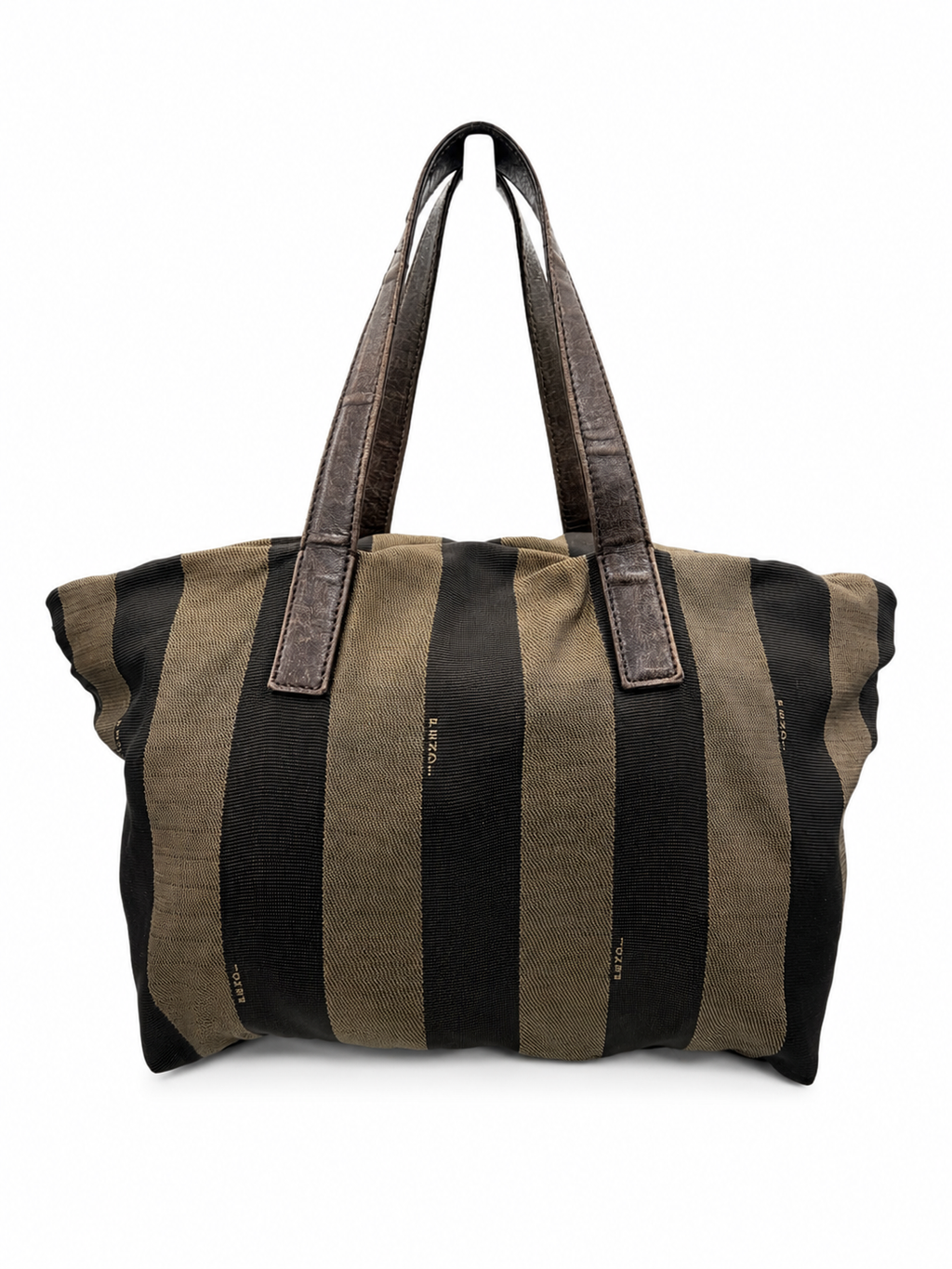 Fendi Pequin Stripe Tote Bag