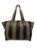 Fendi Pequin Stripe Tote Bag