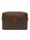 Celine Macadam Vintage Cosmetic Case / Toiletry Pouch