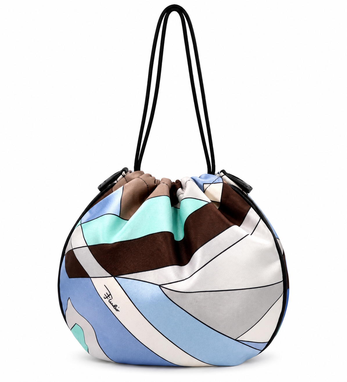 Emilio Pucci Printed Drawstring Pouch Bag