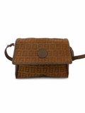 Fendi Zucca Flap Crossbody Bag