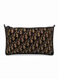 Christian Dior Oblique Monogram Zip Pouch/ Clutch