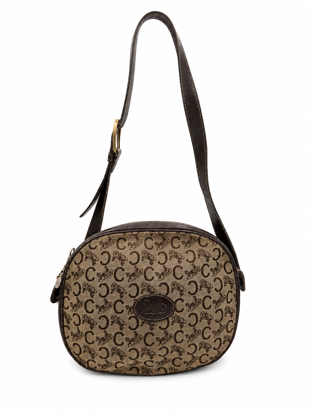 Celine Macadam Oval Crossbody Bag