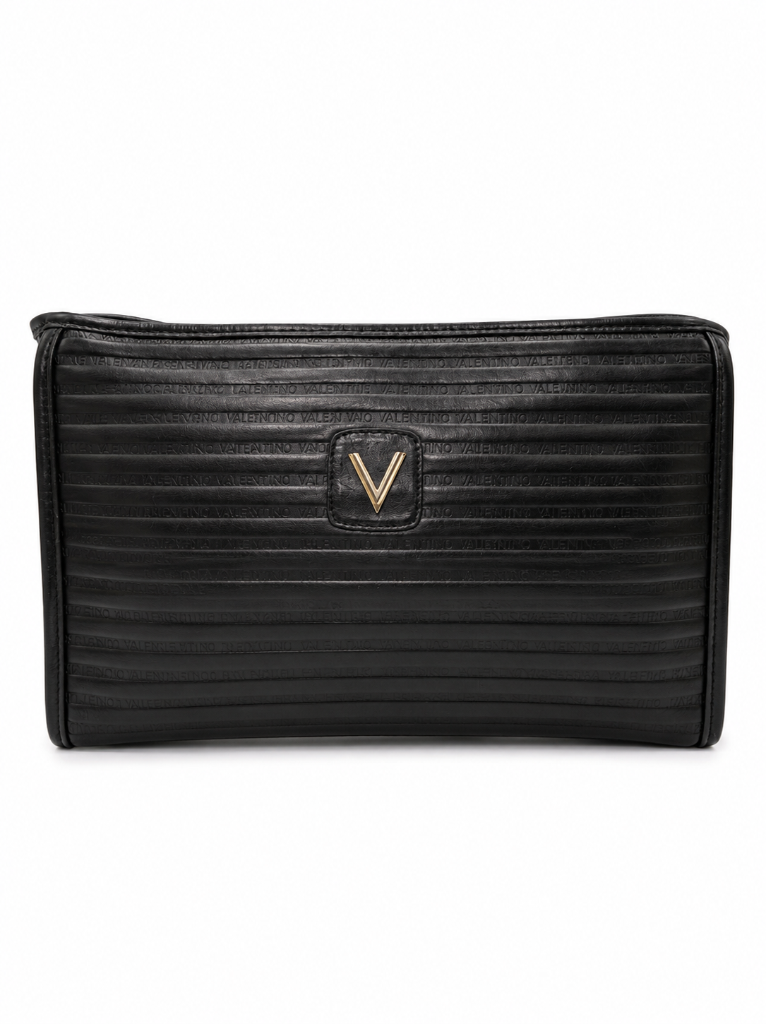 Valentino Garavani Black Logo Clutch / Pouch (Large)