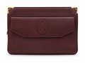 Cartier Must de Cartier Bordeaux Leather Portfolio Clutch